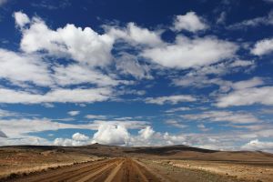 sky above road